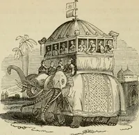 An illustration from The roads and railroads, vehicles, and modes of travelling, of ancient and modern countries; with accounts of bridges, tunnels, and canals, in various parts of the world .. (1839)