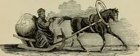 An illustration from The roads and railroads, vehicles, and modes of travelling, of ancient and modern countries; with accounts of bridges, tunnels, and canals, in various parts of the world .. (1839)