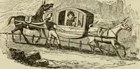An illustration from The roads and railroads, vehicles, and modes of travelling, of ancient and modern countries; with accounts of bridges, tunnels, and canals, in various parts of the world .. (1839)