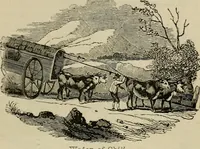 An illustration from The roads and railroads, vehicles, and modes of travelling, of ancient and modern countries; with accounts of bridges, tunnels, and canals, in various parts of the world .. (1839)