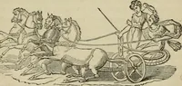 An illustration from The roads and railroads, vehicles, and modes of travelling, of ancient and modern countries; with accounts of bridges, tunnels, and canals, in various parts of the world .. (1839)
