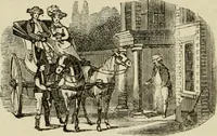 An illustration from The roads and railroads, vehicles, and modes of travelling, of ancient and modern countries; with accounts of bridges, tunnels, and canals, in various parts of the world .. (1839)