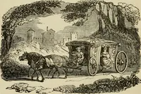 An illustration from The roads and railroads, vehicles, and modes of travelling, of ancient and modern countries; with accounts of bridges, tunnels, and canals, in various parts of the world .. (1839)