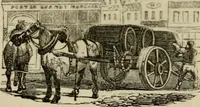 An illustration from The roads and railroads, vehicles, and modes of travelling, of ancient and modern countries; with accounts of bridges, tunnels, and canals, in various parts of the world .. (1839)