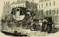 An illustration from The roads and railroads, vehicles, and modes of travelling, of ancient and modern countries; with accounts of bridges, tunnels, and canals, in various parts of the world .. (1839)