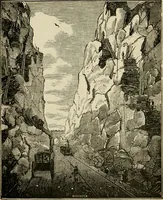 An illustration from The roads and railroads, vehicles, and modes of travelling, of ancient and modern countries; with accounts of bridges, tunnels, and canals, in various parts of the world .. (1839)