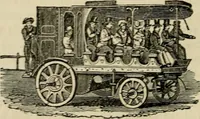 An illustration from The roads and railroads, vehicles, and modes of travelling, of ancient and modern countries; with accounts of bridges, tunnels, and canals, in various parts of the world .. (1839)