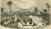 An illustration from The roads and railroads, vehicles, and modes of travelling, of ancient and modern countries; with accounts of bridges, tunnels, and canals, in various parts of the world .. (1839)
