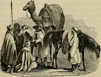 An illustration from The roads and railroads, vehicles, and modes of travelling, of ancient and modern countries; with accounts of bridges, tunnels, and canals, in various parts of the world .. (1839)