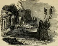 An illustration from The roads and railroads, vehicles, and modes of travelling, of ancient and modern countries; with accounts of bridges, tunnels, and canals, in various parts of the world .. (1839)