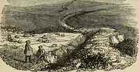 An illustration from The roads and railroads, vehicles, and modes of travelling, of ancient and modern countries; with accounts of bridges, tunnels, and canals, in various parts of the world .. (1839)
