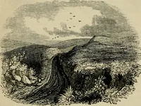 An illustration from The roads and railroads, vehicles, and modes of travelling, of ancient and modern countries; with accounts of bridges, tunnels, and canals, in various parts of the world .. (1839)