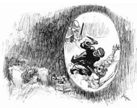 Picture 2 of 8 from La Fin des Livres Contes pour les Bibliophiles Uzanne Constant et Robida Albert (1894), leaf 30