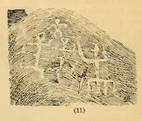 Picture 11 of 17 from Rock carvings of Hawaii; some possible traces of pre-historic Hawaiians (1904), leaf 12