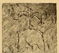 An illustration from Rock carvings of Hawaii; some possible traces of pre-historic Hawaiians (1904)