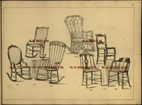 An illustration from Furniture pattern book / W.H. Rocke & Co. (1874)