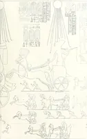 An illustration from The rock tombs of El Amarna (1903)