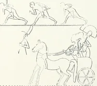 An illustration from The rock tombs of El Amarna (1903)