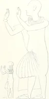 An illustration from The rock tombs of El Amarna (1903)
