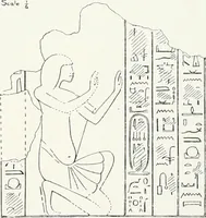 An illustration from The rock tombs of El Amarna (1903)