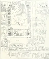 An illustration from The rock tombs of El Amarna (1903)