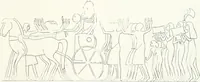 An illustration from The rock tombs of El Amarna (1903)