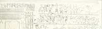 An illustration from The rock tombs of El Amarna (1903)