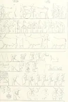 An illustration from The rock tombs of El Amarna (1903)