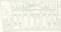 An illustration from The rock tombs of El Amarna (1903)