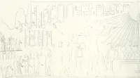 An illustration from The rock tombs of El Amarna (1903)