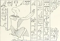 An illustration from The rock tombs of El Amarna (1903)