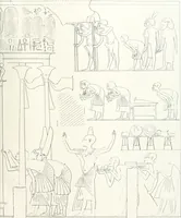 An illustration from The rock tombs of El Amarna (1903)