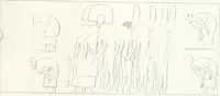 An illustration from The rock tombs of El Amarna (1903)
