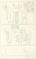 An illustration from The rock tombs of El Amarna (1903)