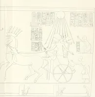 An illustration from The rock tombs of El Amarna (1903)