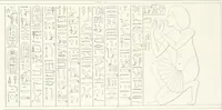 An illustration from The rock tombs of El Amarna (1903)