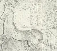 An illustration from The rock tombs of El Amarna (1903)