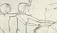 An illustration from The rock tombs of El Amarna (1903)