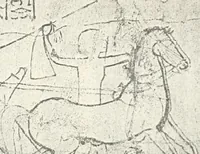 An illustration from The rock tombs of El Amarna (1903)