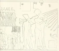 An illustration from The rock tombs of El Amarna (1903)