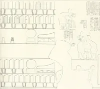 An illustration from The rock tombs of El Amarna (1903)