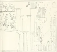 An illustration from The rock tombs of El Amarna (1903)