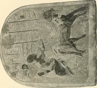 An illustration from The rock tombs of El Amarna (1903)