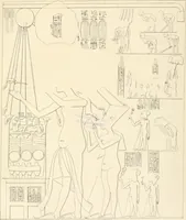 An illustration from The rock tombs of El Amarna (1903)