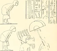 An illustration from The rock tombs of El Amarna (1903)