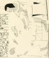An illustration from The rock tombs of El Amarna (1903)