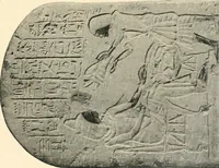 An illustration from The rock tombs of El Amarna (1903)