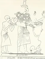 An illustration from The rock tombs of El Amarna (1903)