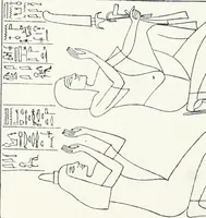 An illustration from The rock tombs of El Amarna (1903)