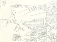 An illustration from The rock tombs of El Amarna (1903)